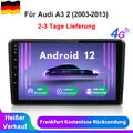 Für Audi A3 S3 RS3 Carplay 9" Autoradio Android 13 6+128G GPS Navi WIFI BT DAB+