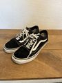 Vans, Old School Classic, Leder, Schwarz/weiß, Gr.39 ( 2 Paar )