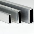 Aluminium Rechteckrohr 60x25x3mm Alu AlMgSi05 6060 Profil Hohlrohr Vierkantrohr