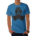 Wellcoda Industrial Gas Mask Bold Gear Herren T-Shirt