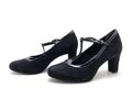 Tamaris Damen Pumps Gr. 41 High Heels Absatzschuhe Blockabsatz Komfort Schwarz