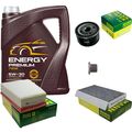 MANN Inspektionspaket 5 L MANNOL Energy Premium 5W-30 für Renault Megane III