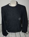 RAGMAN Rundhals Pulli Pullover STRICK blau schwarz melange Gr. M/50