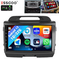 Autoradio Carplay Android 13 2+32G GPS NAV RDS WIFI Für KIA Sportage 3 2010-2016