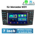 DAB+ Carplay Autoradio Android 13 GPS Navi Für Mercedes Benz E-Klasse W211 W219