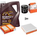 MAHLE Inspektionspaket 5L MANNOL 5W-30 Energy Premium für VW Golf Sportsvan 1.0