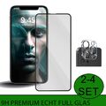 Full Glas Panzerfolie Für iPhone 16 15 14 13 12 Pro Max Kameraschutz Linse Klar