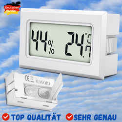 Mini Thermometer Hygrometer Thermo-Hygrometer Luftfeuchtigkeit TemperaturmesserMARKE MAVORI✅ Sehr genau⚡BLITZVERSAND✅ 60 Tage Rückgabe