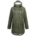 Maritimer Damen  Regenmantel Friesennerz Regenjacke, 100 % wasserdicht Kapuze