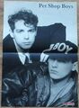 PET SHOP BOYS - Poster - 80er Jahre ca. 41 x 28,5 cm + SABRINA SALERNO - Bericht