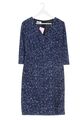 GERRY WEBER Cocktailkleid Damen Gr. DE 38 blau-weiß Casual-Look