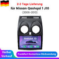 2+64G Autoradio Carplay Android 13 Für Nissan Qashqai J10 GPS NAVI SWC WIFI DAB+