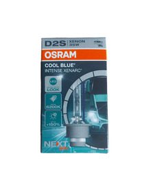 D2S Osram Cool Blue Intense Next GEN 6200K + 150 % mehr Licht P32d-2 66240CBN