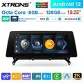 XTRONS Android 12 Autoradio Octa Kern 128GB LTE 4G GPS Navi BT5.1 für BMW X3 F25