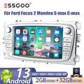 Kam+ Android 13 Autoradio Für Ford Focus 2 Mondeo C S Max GPS Navi 2+32G CarPlay