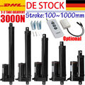 12V Linearantrieb Elektrisch Linear Actuator Motor 3000N 700mm 800mm 1000mm IP65