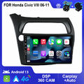 9'' Autoradio Für Honda Civic 2006-2011 Android 13 GPS 4+64G Carplay WIFI USB BT