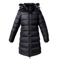 Damen Lang Steppjacke Wintermantel Winterjacke Wärmejacke Mit Fellkapuze Dstreet