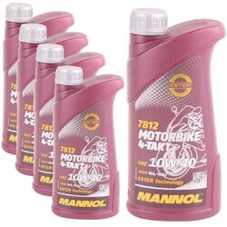 MANNOL 4-TAKT MOTORBIKE 10W-40 5 L MOTORÖL MOTORRADÖL passend für HONDA YAMAHA