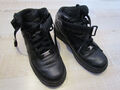 Nike.Air Force One MID.366731-001.Damen.Schuhe.Gr:40.UK:6.Schwarz.