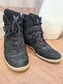 Sneaker mit Keilabsatz Paul Green Gr. 7 schwarz