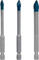 Bosch Professional EXPERT HardCeramic HEX-9 Bohrer-Set - 3-teilig 5/6/8mm