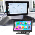 Autoradio 7 Zoll Tragbar Touchscreen Navi Wireless Apple CarPlay Android Auto FM