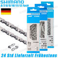 Shimano MTB Fahrrad 6/7/8/9/10/11/12,Fach Kette 116/126 Glieder HG40/53/95/M8100