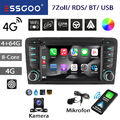 4+64G Android 13 Autoradio GPS Navi DSP RDS 4G KAM Carplay Für Audi A3 S3 RS3 8P