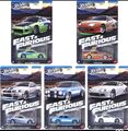 Hot Wheels Silver Series Walmart Exclusive Fast And Furious Set 1:64 Skyline...