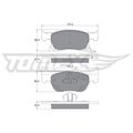 1x Bremsbelagsatz, Scheibenbremse TOMEX Brakes TX 17-86 passend für OPEL