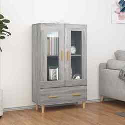 Highboard Grau Sonoma 70x31x115 cm Holzwerkstoff