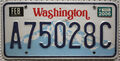 Washington USA Nummernschild US Auto Kennzeichen License Plate Schild [A75028C]