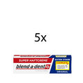 5x Blend-a-dent Complete Extra Stark Super-Haftcreme Original, 47g