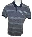 LACOSTE  HERREN Polo shirt hemd GESTREIFT BAUMWOLLE  DEVANLAY Gr. 5 / 52 SELTEN