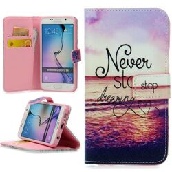 Handy Hülle Flip Cover Kartenfach Case Klapp Etui mit Motiv + Schutz Glas Folie