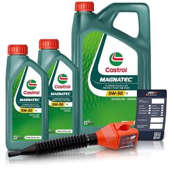 2x 1 L + 5 L = 7 LITER CASTROL MAGNATEC STOP-START 5W-30 C2 MOTOR-ÖL MOTOREN-ÖL### SCHÜTZT AUCH MOTOREN OHNE START-STOP-FUNKTION ###