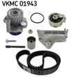 SKF Wasserpumpe + Zahnriemensatz VKMC 01943 für VW BORA Variant 1J6 GOLF 4 1J5 1