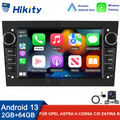 Für Opel Astra H Corsa C/D Zafira B Autoradio Carplay Android13 GPS NAVI USB DAB