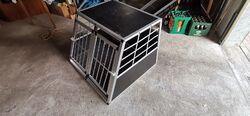 Hundetransportbox Aluminium Größe XL von der Fa. JUSKYS