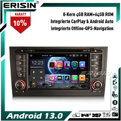 8-Kern DAB+ 64GB Android 13 Autoradio GPS Audi A6 S6 RS6 Allroad CarPlay Canbus