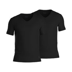 2er Pack BOSS T-Shirt Modern V-Neck Herren Unterziehshirt Slim Fit mit Logoprint