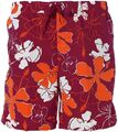 Shiwi Herren Badeshorts Shorts Badehose Boardshorts Blumen Rot XXL K997