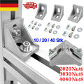 10/40x Eckwinkel 20x20/30x30/40x40 Winkel Nut-6/8 Aluprofil Winkelverbinder Kit