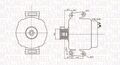 MAGNETI MARELLI 063731630010 Generator für MERCEDES-BENZ