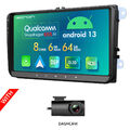 Android 13 Autoradio 6+64GB GPS Bluetooth DAB+ WiFi Für VW Golf 5 6 EOS Jetta T5