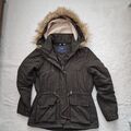 ONLY Damen PARKA Jacke "STARLIGHT" Gr. M  Khaki Mantel  Kapuze  Fellkragen