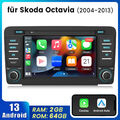 Carplay Android13 Autoradio Für SKoda Octavia II MK2 2004-2013 2+64G GPS SWC BT