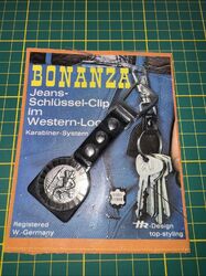 Original Bonanza Leder Jeans Clip Christopherus