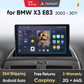 Android 13 Für BMW X3 E83 2004 2005 2006-2012 Carplay Autoradio GPS NAVI 2G+64G